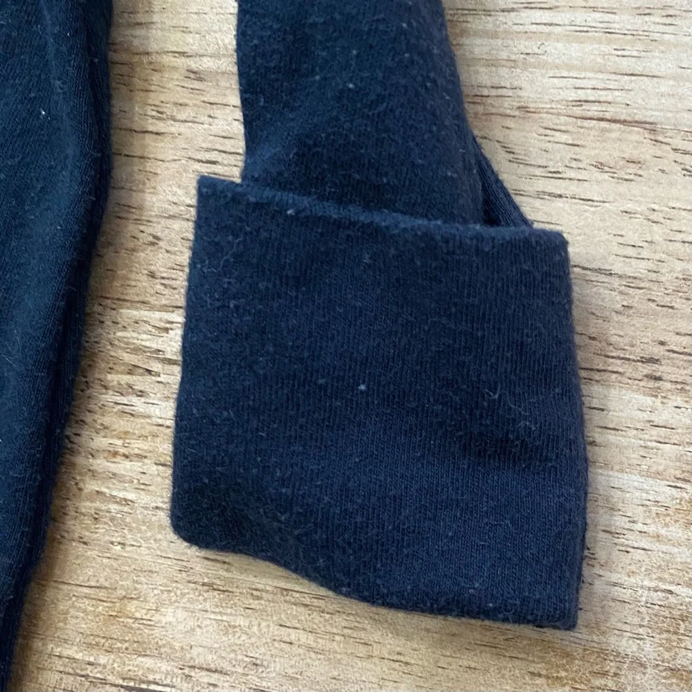 Nike Infant‎ 3 Months Black Logo Cotton Blend Footed Onesie